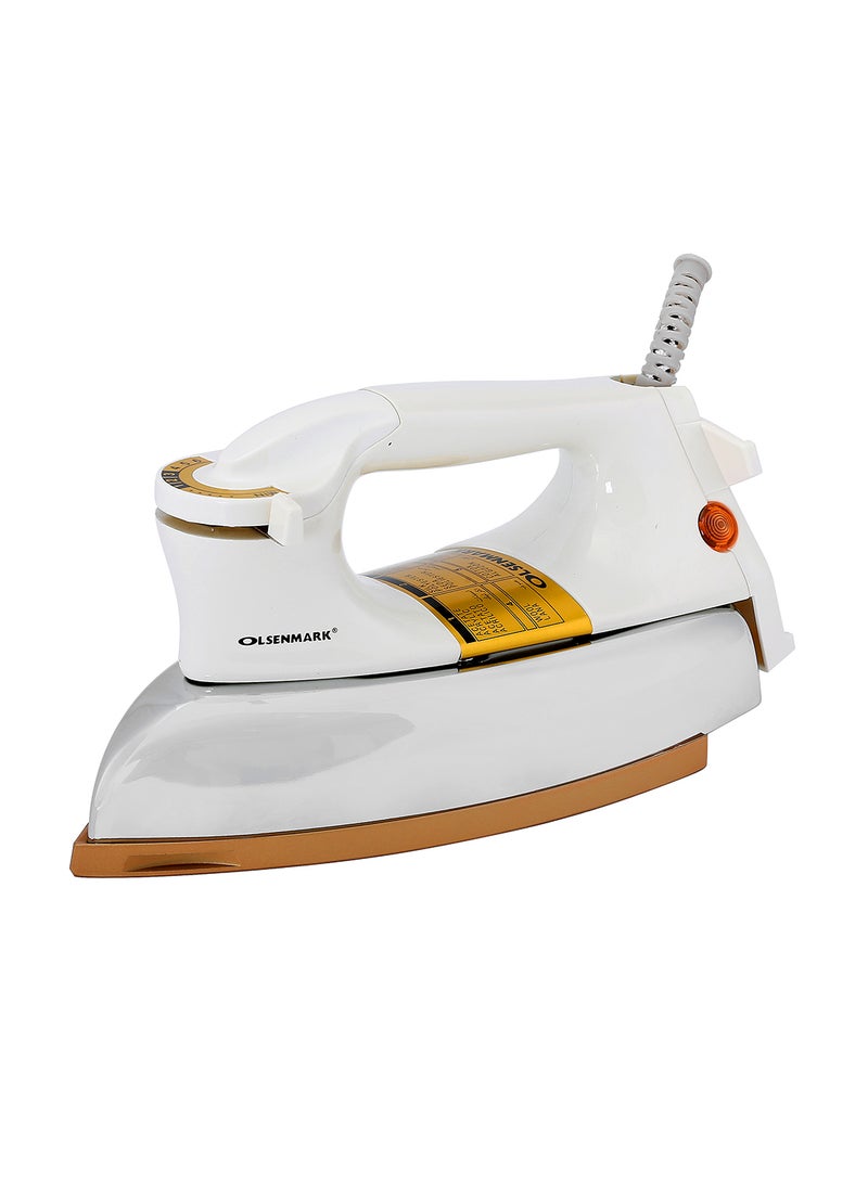Olsenmark - Cloth Iron 1200 W OMDI1590 White/Silver/Gold - Image 1