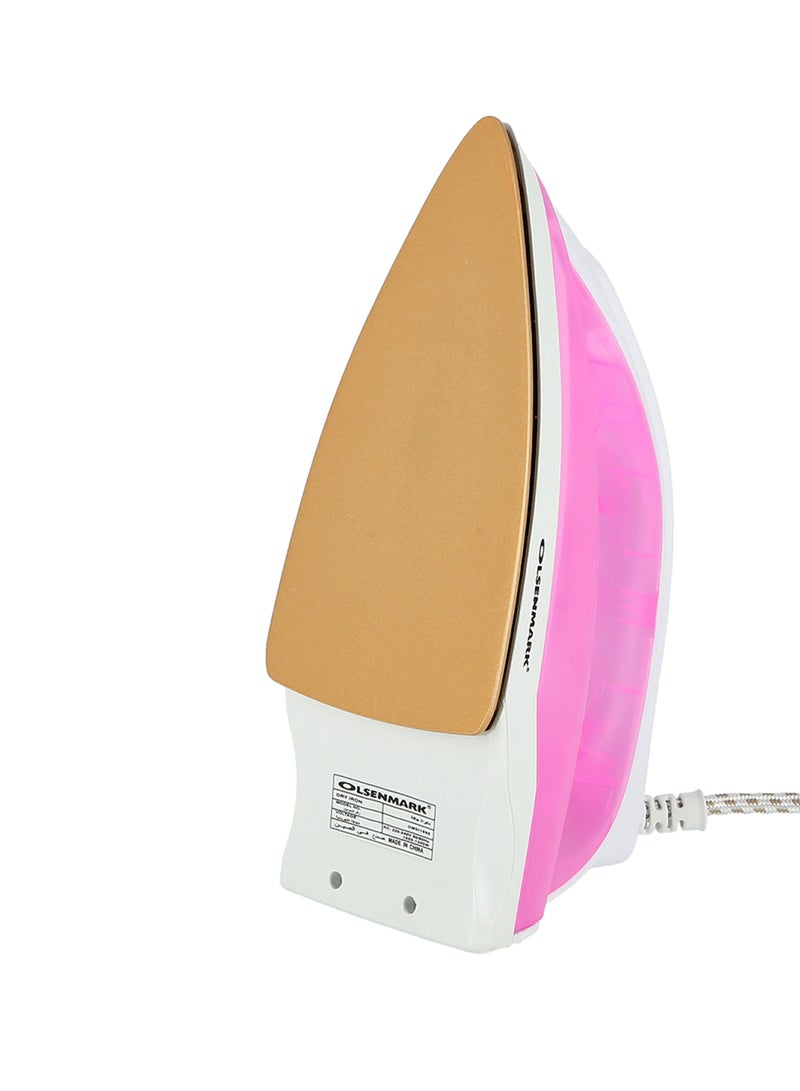 Olsenmark - Dry Iron 1200 W Omdi1696 White/Pink - Image 1
