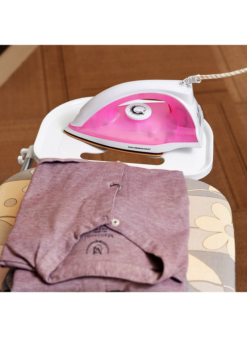 Olsenmark - Dry Iron 1200 W Omdi1696 White/Pink - Image 1