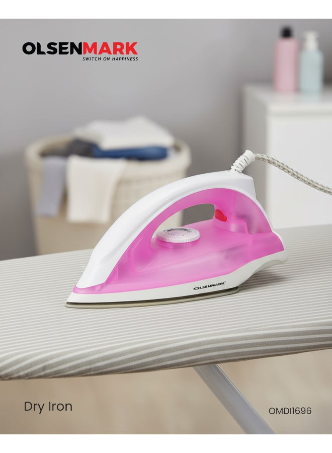 Olsenmark Dry Iron 1200 W Omdi1696 White/Pink - Image 1