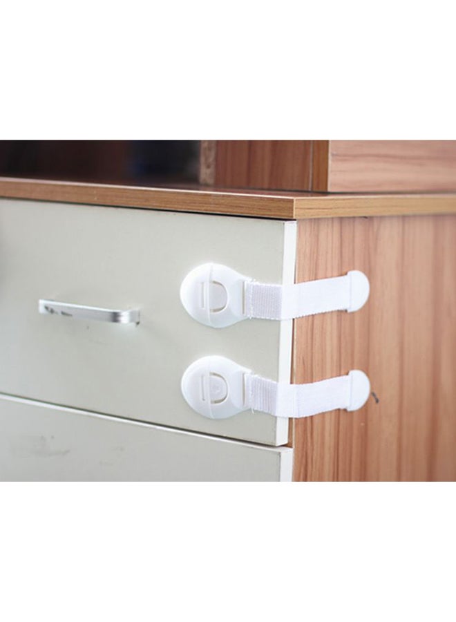 10-Piece Drawer Door Cabinet Cupboard Toilet Safety Locks Baby - Image 3