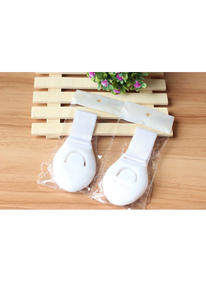 10-Piece Drawer Door Cabinet Cupboard Toilet Safety Locks Baby - Image 5