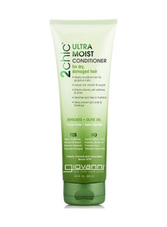 Giovanni Giovanni 2Chic Ultra Moist Conditioner, Hair Care, Infused With Avocado & Olive Oil 250ml  - Image 1