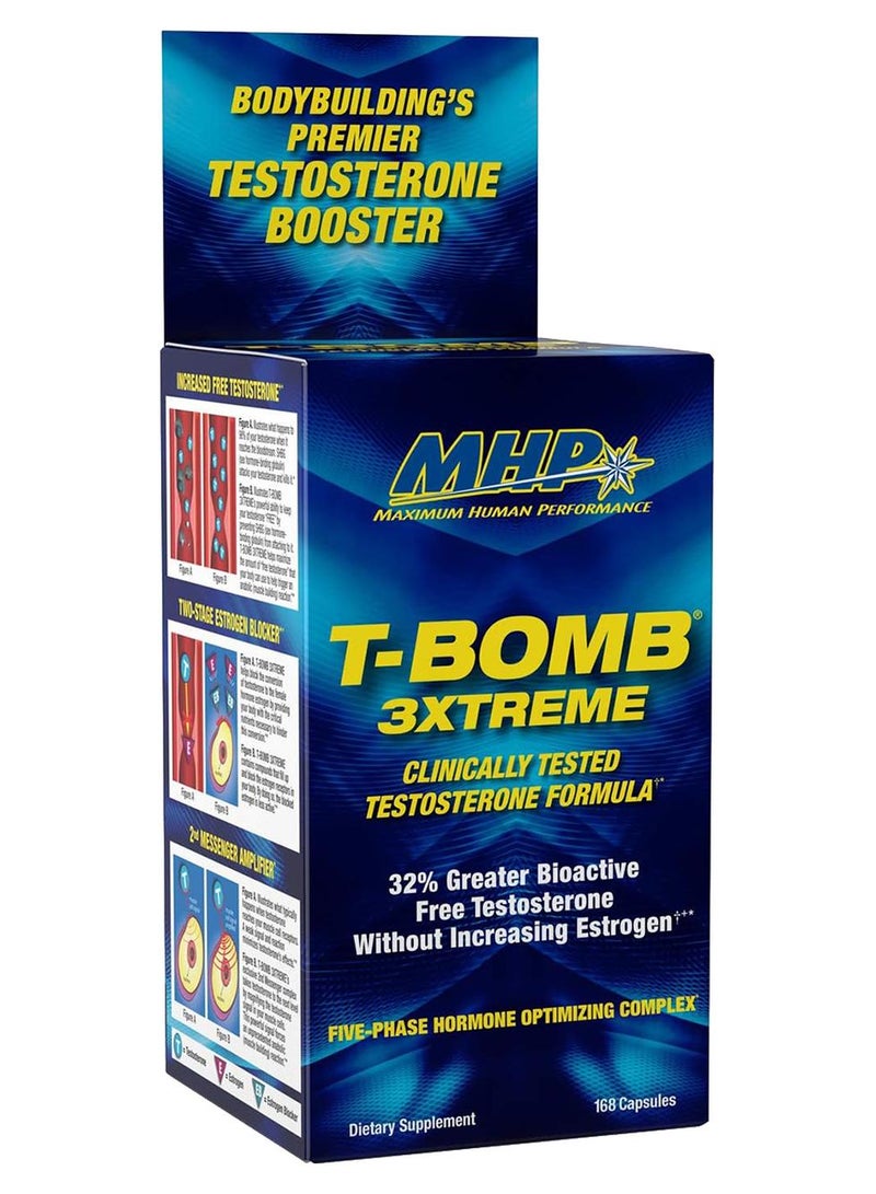 ام اتش بي مكمل غذائي تي- بوم إكستريم - 168 كبسولة - Image 1