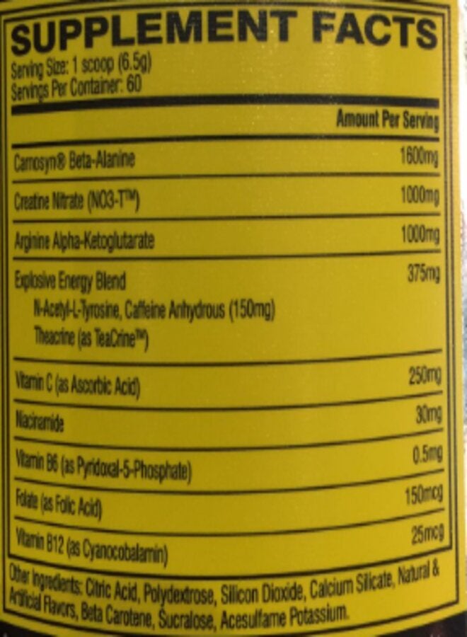 CELLUCOR C4 Original Explosive Pre-Workout - Orange Brust - 60 Servings  390 Gm  - Image 2