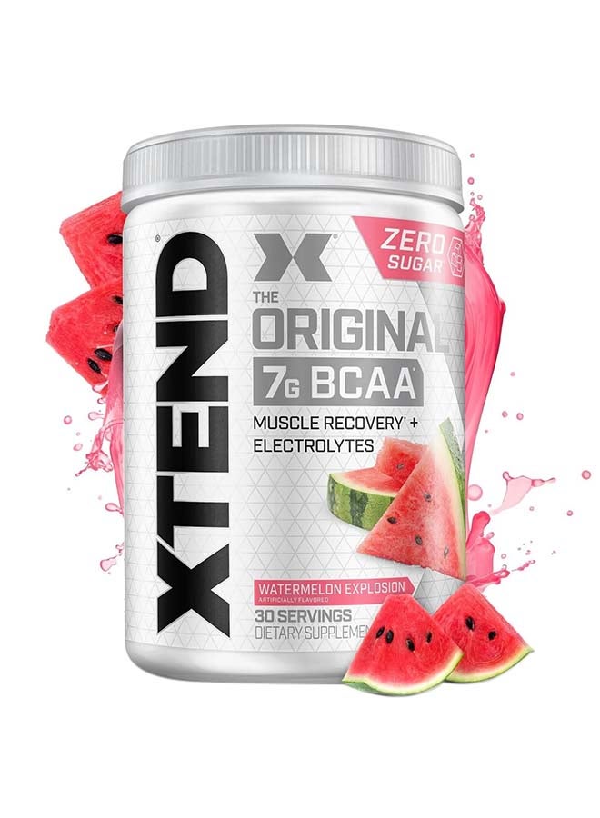SCIVATION N23978154A Original 7G BCAA Muscle Recovery + Electrolytes Watermelon Explosion 30 Servings 423 Grams  - Image 1
