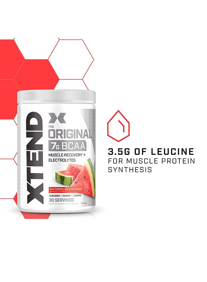 The Original 7G Bcaa Muscle Protein Synthesis + Electrolytes Watermelon Explosion 30 Servings 423 Grams