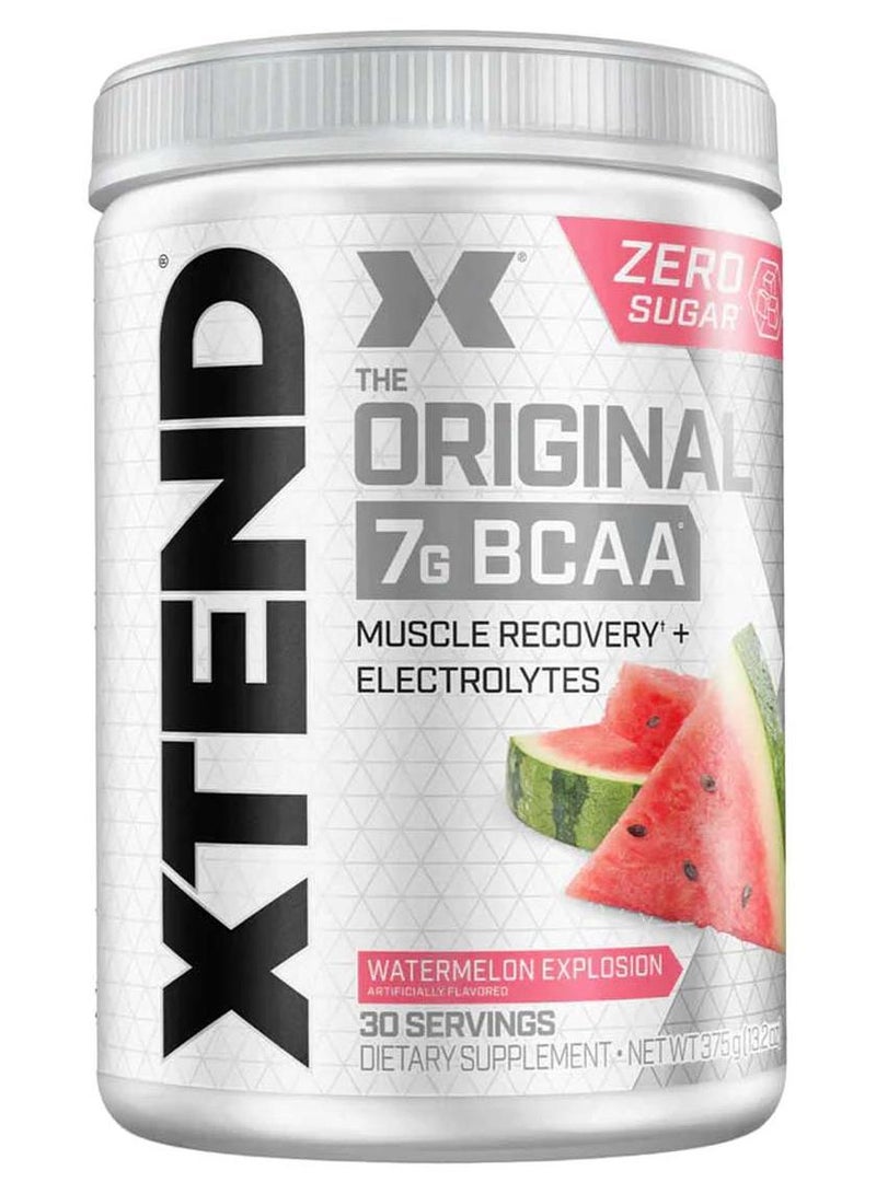 SCIVATION The Original 7G BCAA Muscle Protein Synthesis + Electrolytes Watermelon Explosion 30 Servings 423 Grams - Image 1
