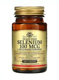 Yeast-Free Selenium 100mcg - 100 Tablets