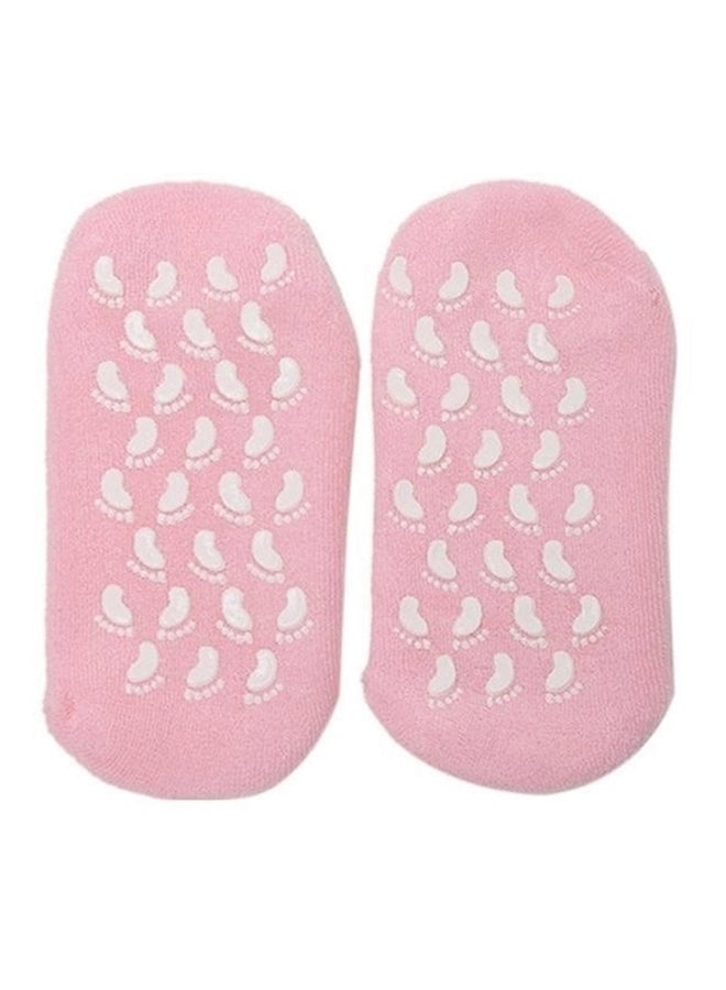 Generic - 1 Pair Moisturizing Treatment Gel Spa Socks Multicolour - Image 1