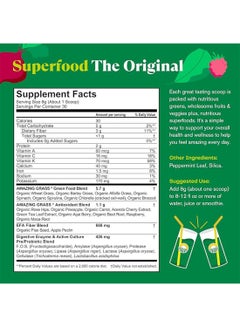 Amazing Grass Greens Blend Super Food Natural Drink Powder 8.5 Oz  - Image 2