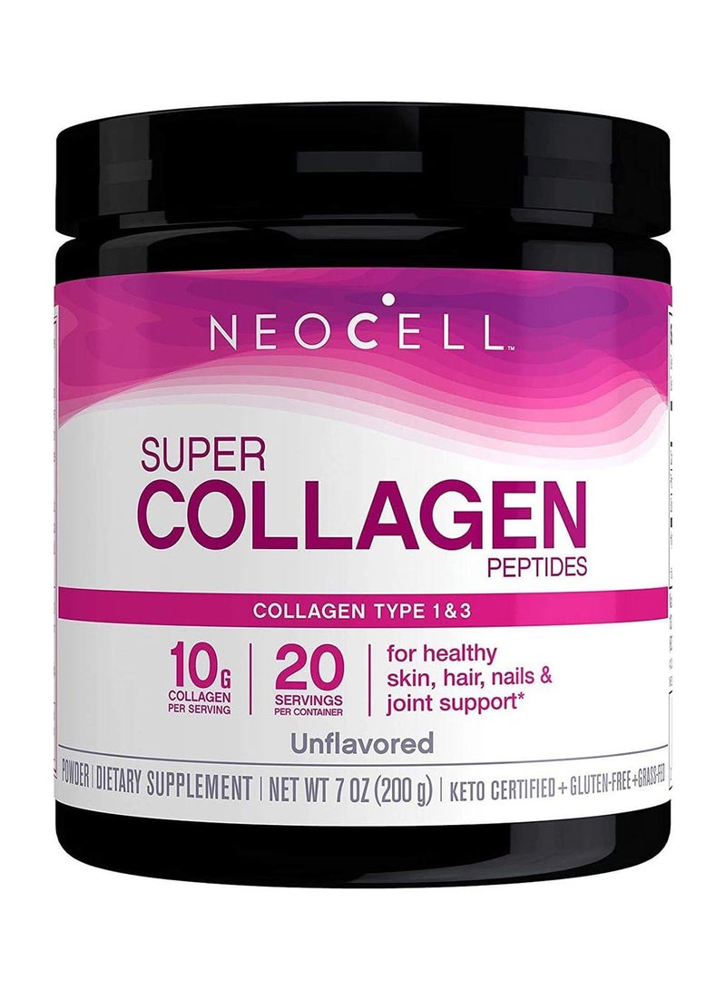 NEOCELL Super Collagen Peptides, Unflavored 7 oz  - Image 1