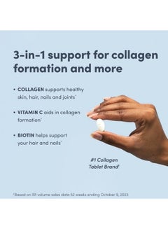 NEOCELL Super Collagen, + Vitamin C & Biotin, 270 Tablets Packaging May Vary  - Image 4