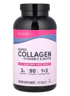 Grassfed Collagen Peptides + C And Biotin 270 Caplets