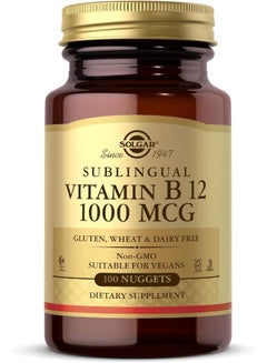 Sublingual Vitamin B12, 1000 mcg - 100 Nuggets
