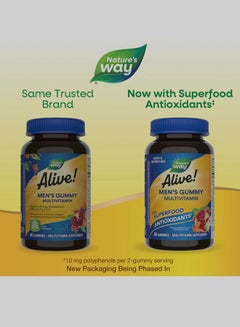 Alive Men's Gummy Multivitamin - 60 Gummies