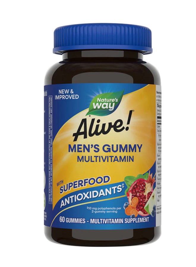 Nature's Way - Alive Men's Gummy Multivitamin - 60 Gummies - Image 1