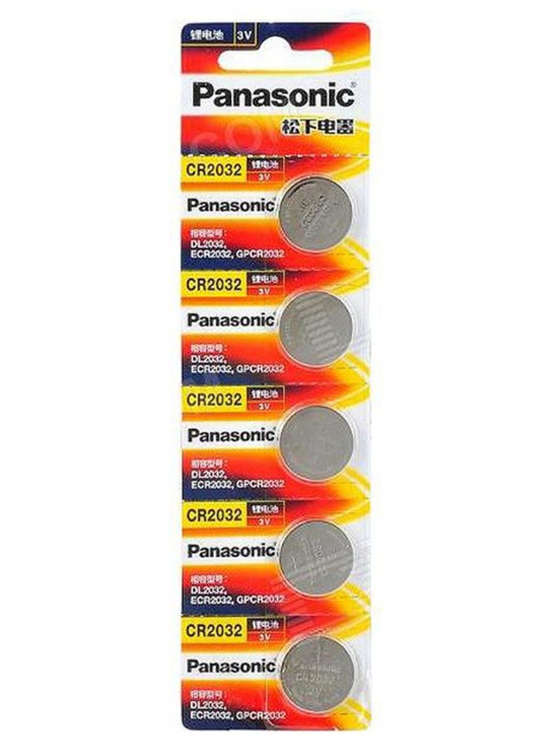 Panasonic CR2032 Lithium Battery Silver