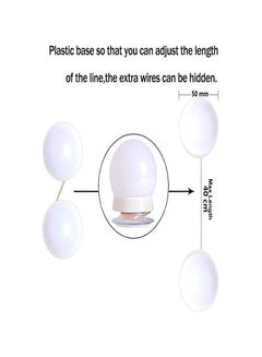 GE 10-Piece LED Vanity Mirror Light Set Brown/White 45*45*51cm  - Image 5