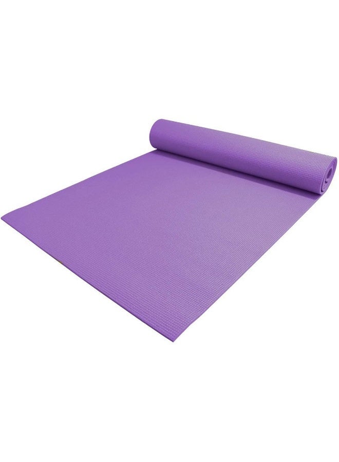 Generic 6mm Thick Yoga Mat Durable Non-Slip - Purple  - Image 1