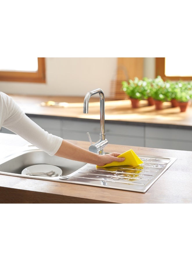 Vileda Sponge Cloth XXL Value Pack 10 Pcs 100% Natural Materials, Super Absorbent, Durable, 5 Pcs Assorted Color 18x20cm - Image 3