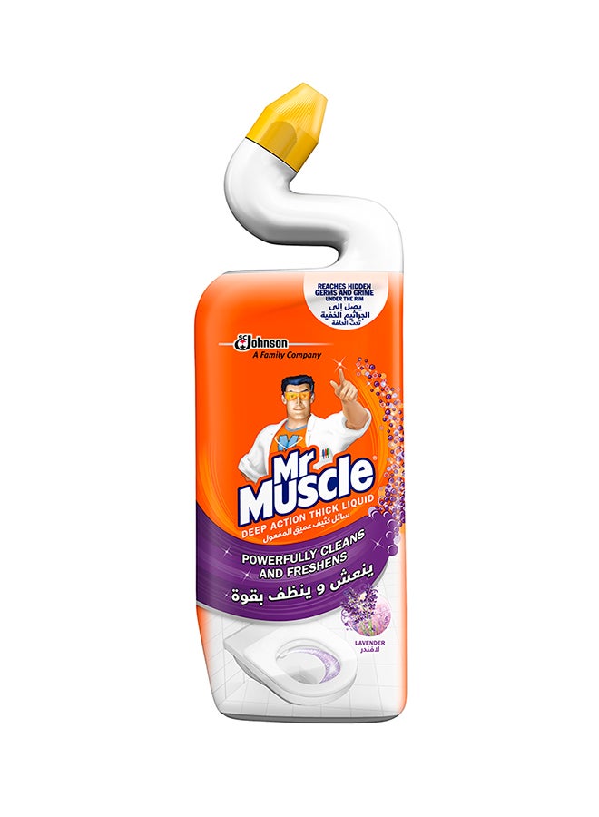 Mr Muscle - Deep Action Thick Liquid Toilet Cleaner Lavender 750ml - Image 1