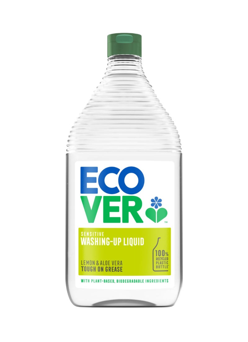 ecover Washing Up Liquid Cleaner Lemon and Alovera Clear 950ml - Image 1