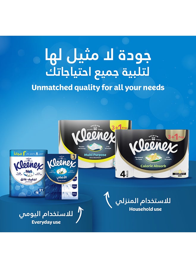 Kleenex - 2 Ply Dry Soft Toilet Tissue Paper 12 Rolls 200 Sheets - Image 1