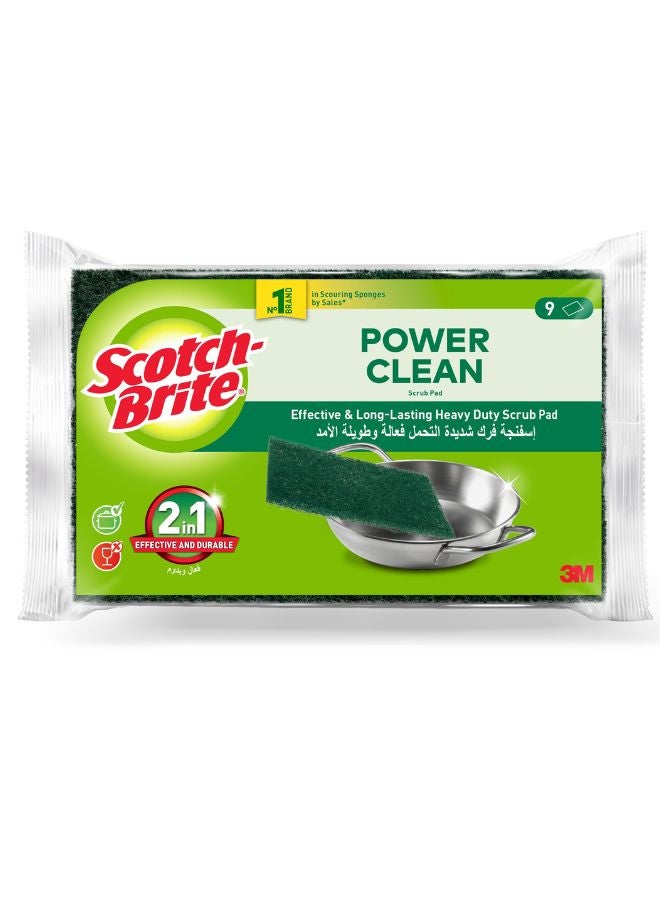 Set Of 9 Heavy Duty Scotch Brite Green - pnsku/N24056141A/45/_/1706206541/e6197f45-f75a-4269-a657-7731251f42d2