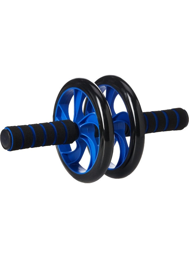 SkyLand Abdominal Exercise Wheel Roller With Mat Black/Blue 0.8kg 0.8kg  - Image 2