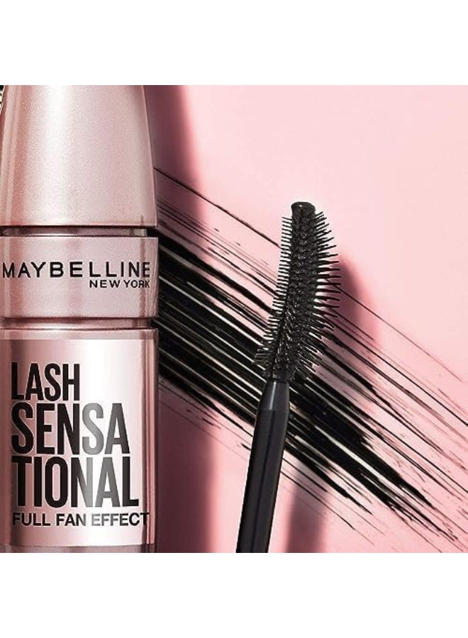 MAYBELLINE NEW YORK - Lash Sensational Full Fan Effect Mascara-01 Very Black - Image 1