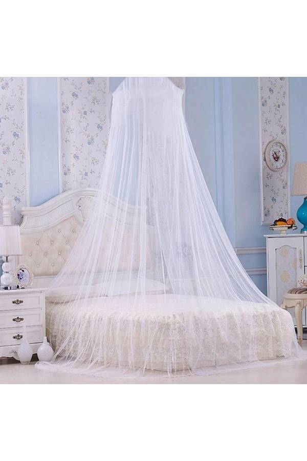 ناموسية دائرية أنيقة من الدانتيل على شكل قبة - Image 2