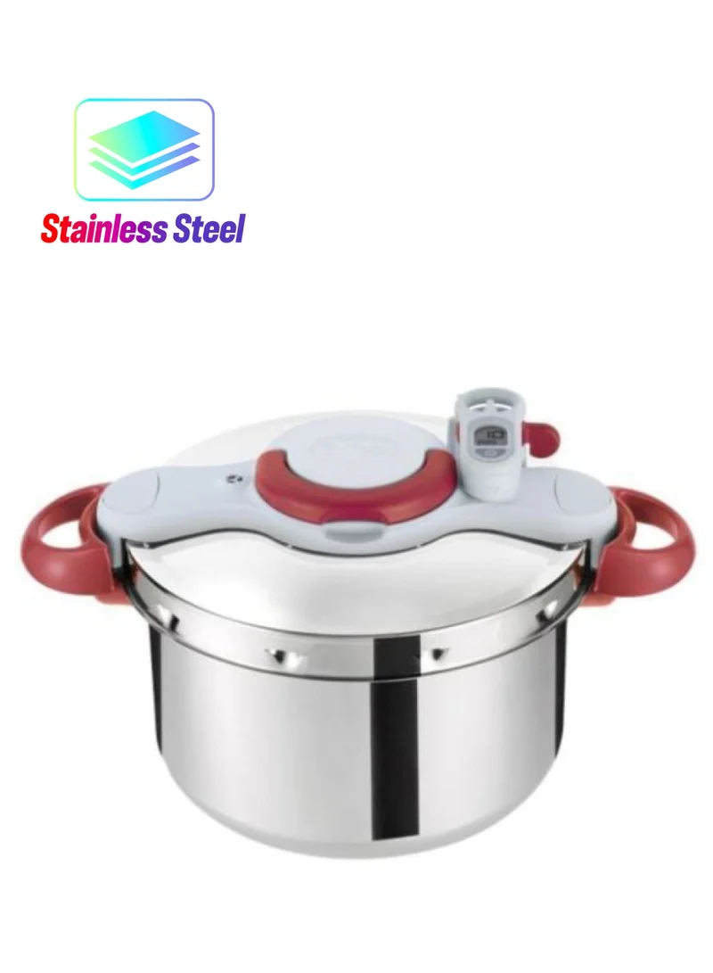 Tefal TEFAL Pressure Cooker | Clipso Minut Perfect 9 L | Stainless Steel | All Stovetops | Fast and Healthy Cooking | Safe | Made in France | 2 Years Warranty | P4624931