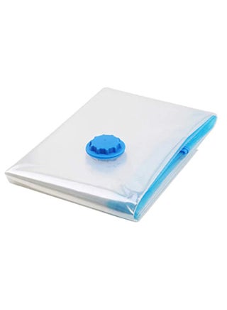7-Piece Vacuum Space Saver Reusable Sealer Storage Bag With Suction Pump Multicolour 60x80cm - view 4