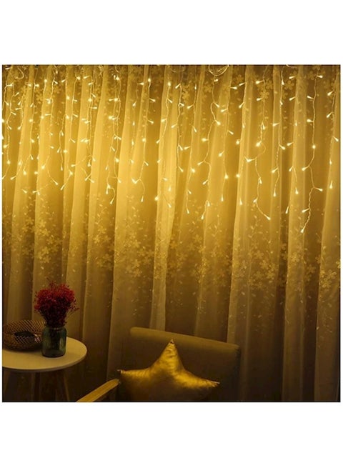 LED Window Curtain String Lights White 3meter