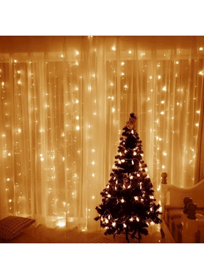 LED Window Curtain String Lights White 3meter