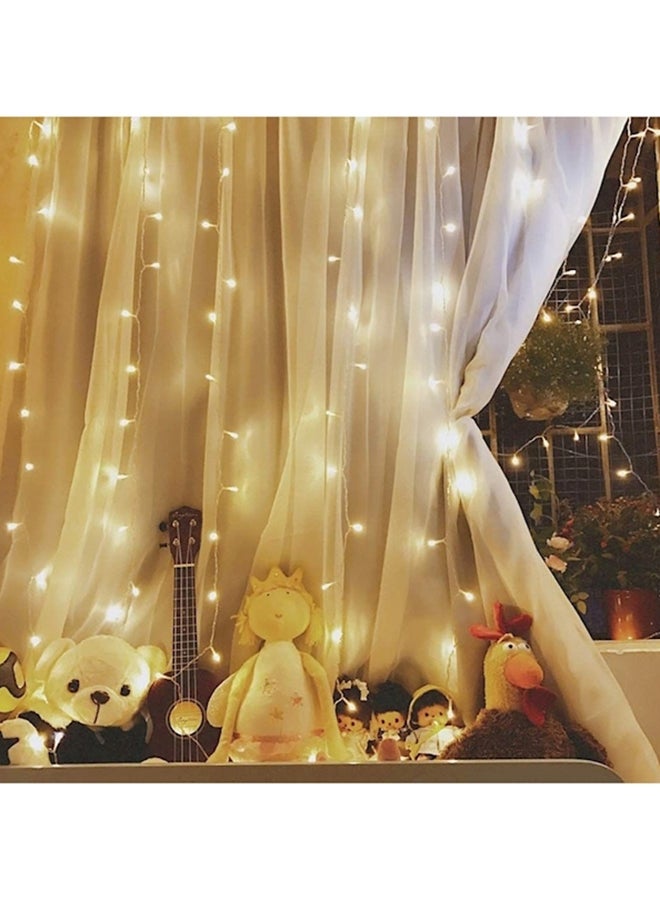 LED Window Curtain String Lights White 3meter
