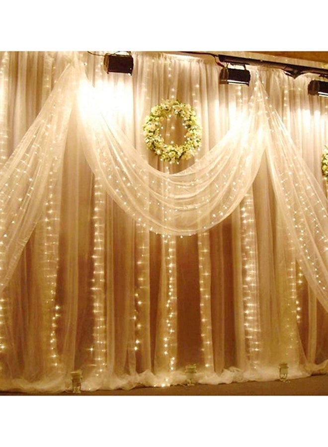LED Window Curtain String Lights White 3meter