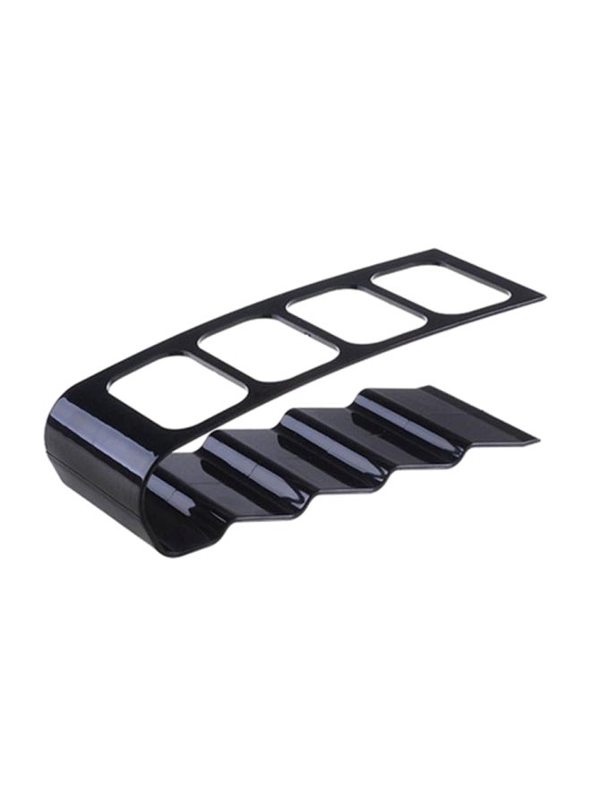Generic - 4-slot Remote Control Holder Black 7x18cm - Image 1