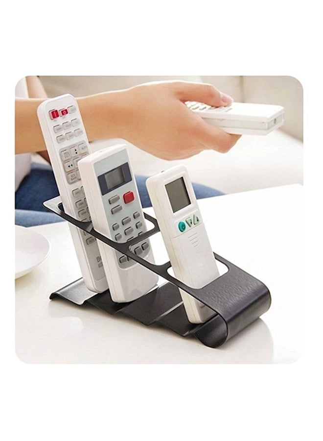 Generic - 4-slot Remote Control Holder Black 7x18cm - Image 1