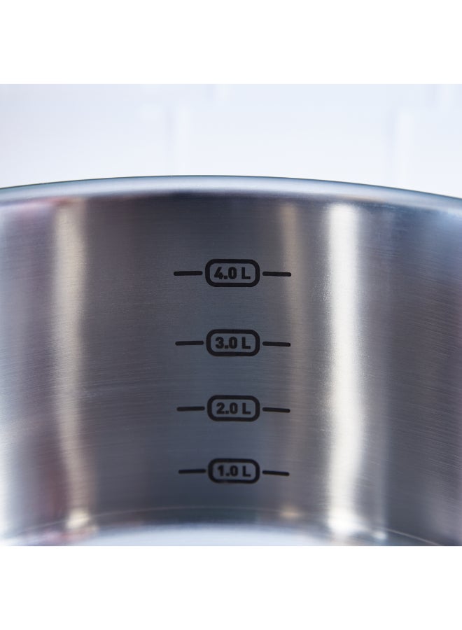 TEFAL Intuition 8 pc set | saucepan 16 cm+lid, stewpots 20/24+lids, stockpot 28 cm+lid | Premium Stainless steel 18/10 | Measuring marks | Glass lid | Induction | Stewing, Boiling | Recipe | B864S874 Silver 28cm - Image 4