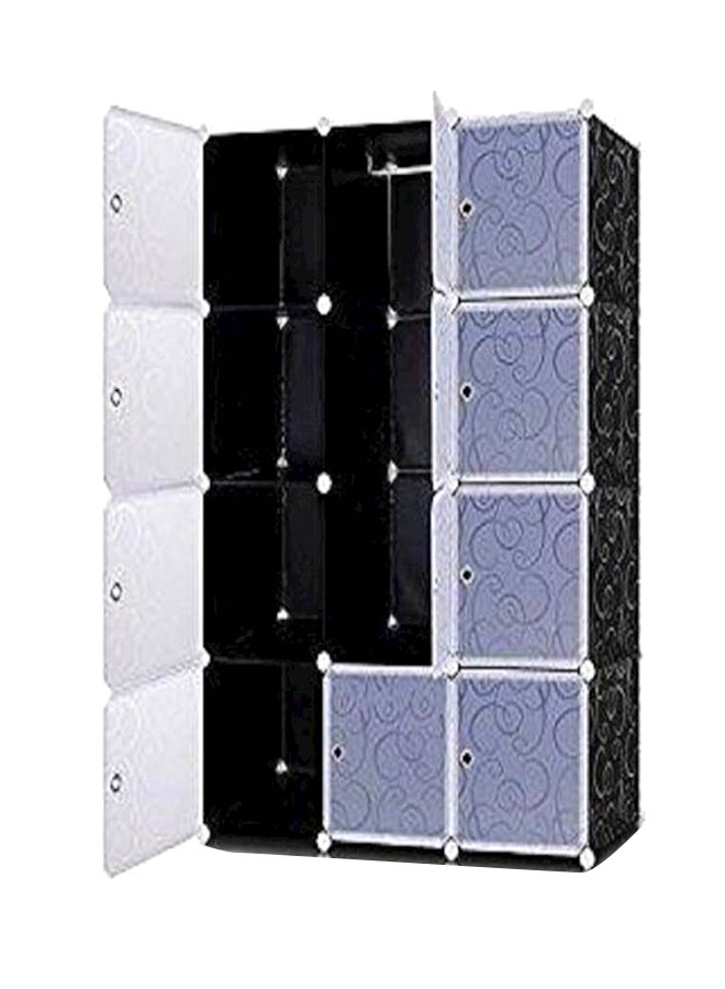 16 Cube Storage Cupboard Cabinet Wardrobe () Black - Image 1