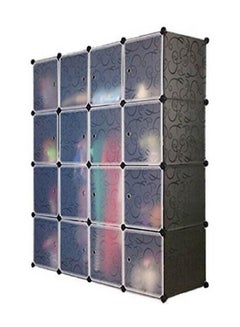 Generic 16 Cube Storage Cupboard Cabinet Wardrobe () Black  - Image 2