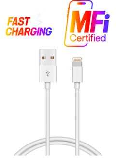 USB Lightning Cable for Apple 1M Data Sync Charger for iPhone iPad White
