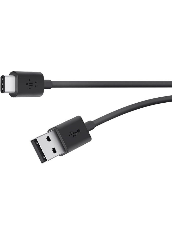 belkin BoostCharge USB C To USB A Charger Cable Type C Cable USB C Cable For iPhone 15 Samsung Galaxy S24 S24+ S24 Ultra Pixel iPad Pro NIntendo Switch And More 1m Black Black  - Image 3