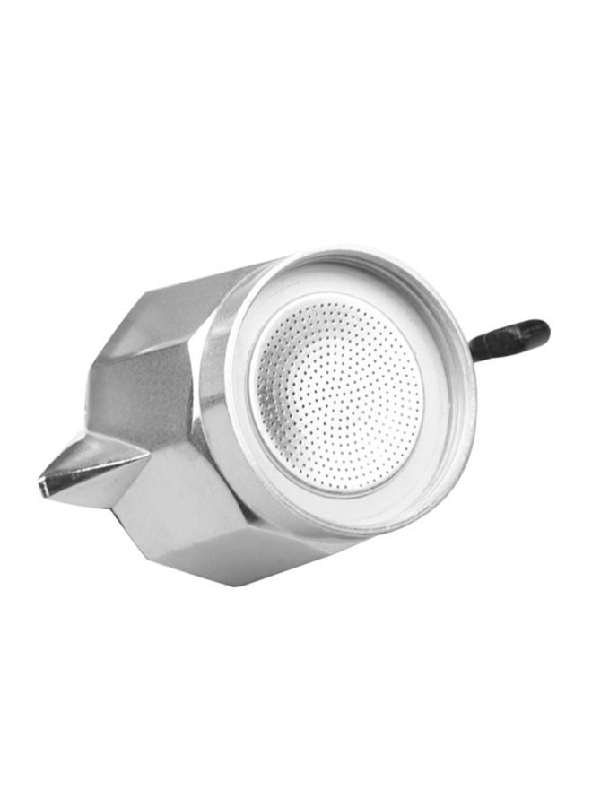 Moka Espresso Percolator Coffee Maker Silver 9.2 x 9.2 x 19.5cm - Image 5