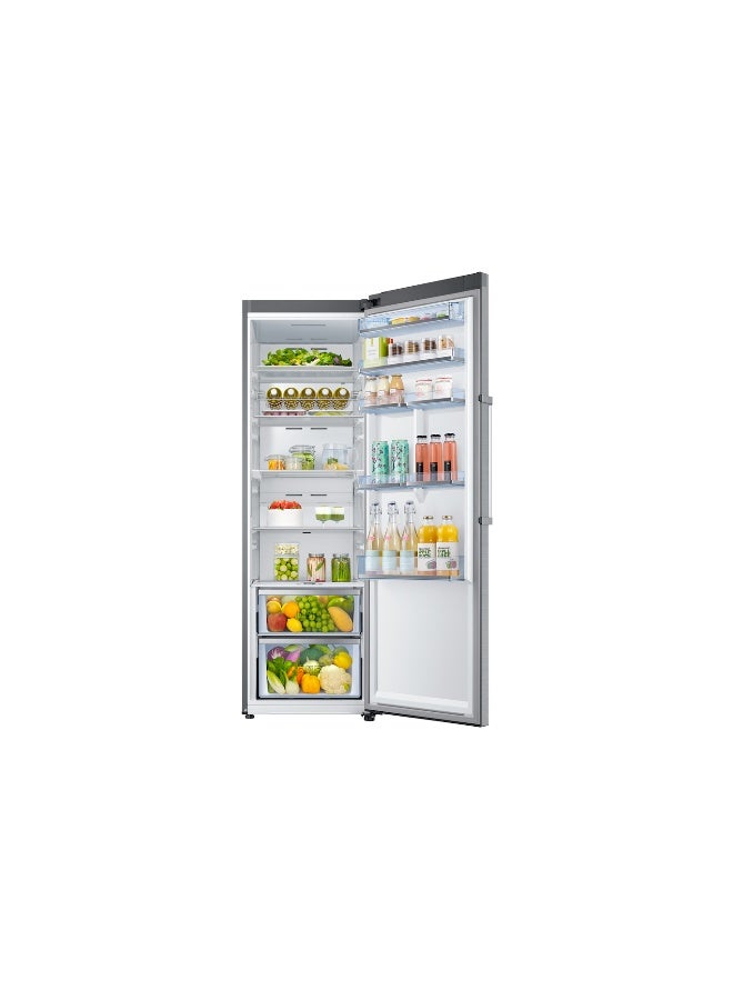 Samsung Single Door Fridge With Power Cool, 13.6 Cu.ft, 384 L, Digital Inverter Technology, No Frost, All-Round Cooling RR39M71407FB Silver/ Refined Steel RR39M71407FB Silver/ Refined Steel - Image 3