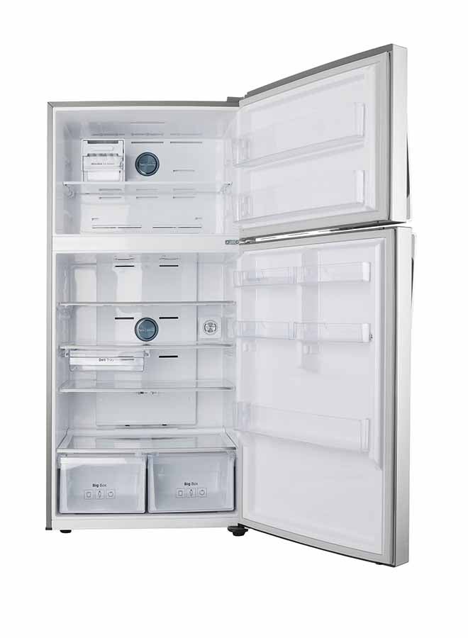 Samsung Double Door Refrigerator 16.2Cu.ft, Freezer 5.7Cu.ft, 620 L, Digital Inverter RT62K7050SLB Grey - Image 2