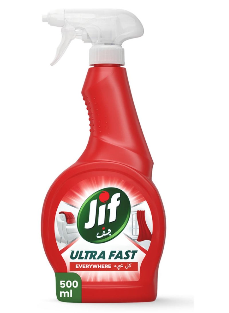 Jif Ultra Fast Cleaner Spray, Everywhere Red 500ml - Image 1