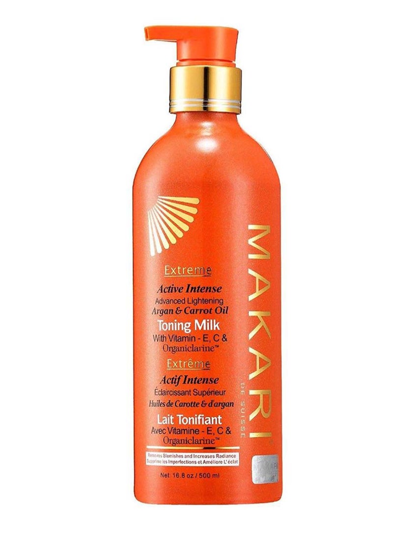 Makari Extreme Carrot And Argan Oil Skin Toning Body Milk